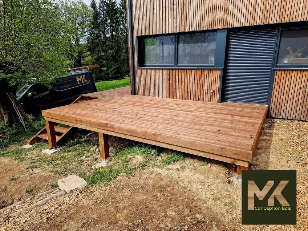 Terrasse bois Chamberet