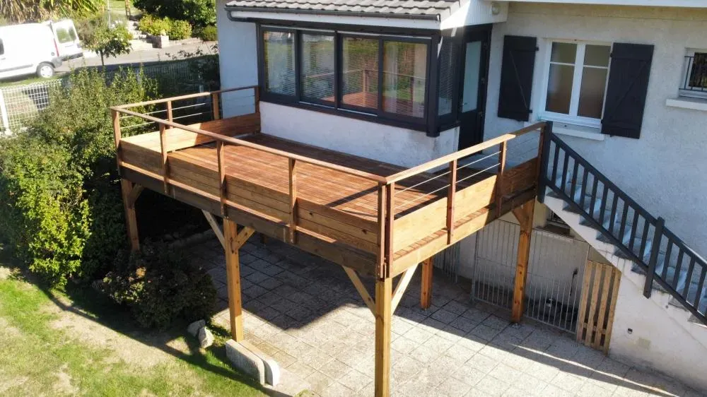 Terrasse bois Albussac