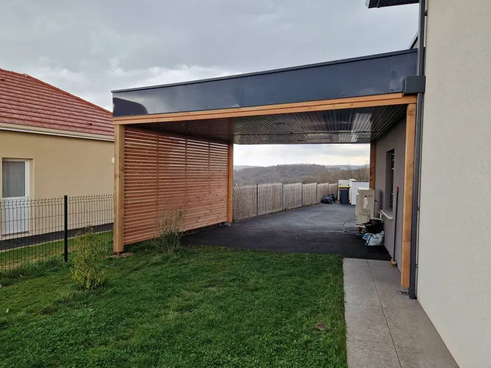 Construction d'un Carport à Ussac
